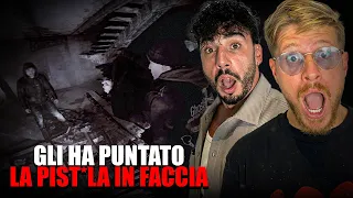 REAGIAMO ALLE PEGGIORI ESPLORAZIONI FINITE MALE - NON CI CREDO GLI HA PUNTATO LA PIST*LA IN FACCIA! 