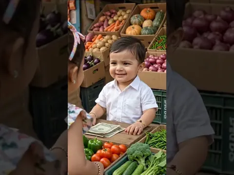 ¿Qué está pidiendo esta tierna niñita?