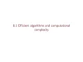 Linear Optimization course - 30 Efficient algorithms and computational complexity