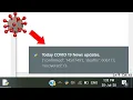 Covid-19 News Desktop Notifier using Python AK