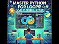 Master Python For Loops in 8 Minutes GCSE Computer Science