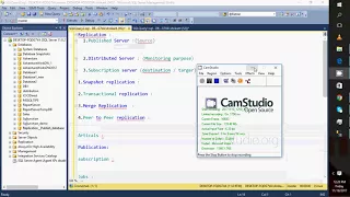 Type of replication and how to Implement snapshot replication in Sql server