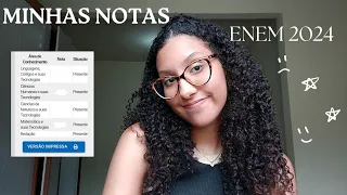 Minhas notas no ENEM 2024| Como eu fui