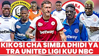 Mabadiliko Kikosi Cha Simba Kinachoanza Dhidi Ya TRA United Mechi Ya Ligi Kuu NBC 2025 2026 