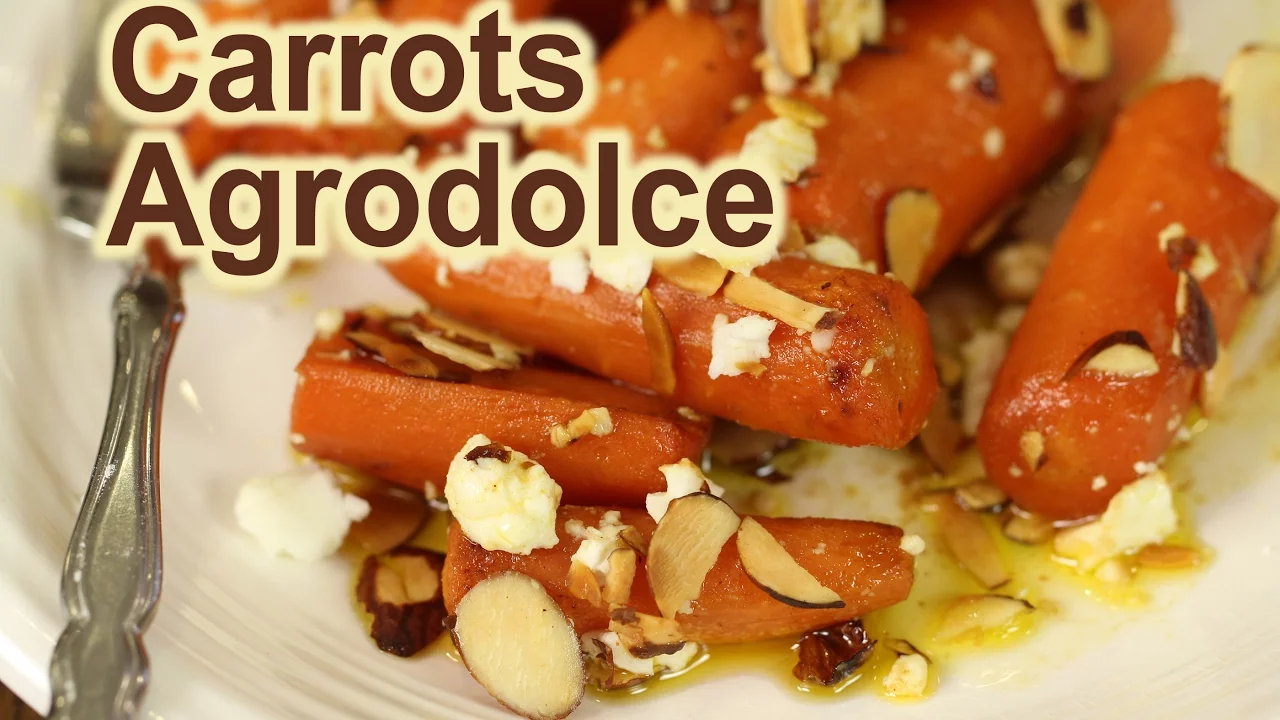 How To Make Roasted Carrots Agrodolce   Easy To Make   Rockin Flavor!