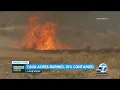 Rabbit Fire burns 7 600 acres in Riverside County 1 injured