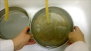 Análisis granulométrico por tamizado