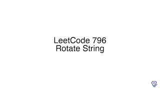LeetCode 796 Rotate String