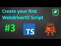 Create your first script with WebdriverIO