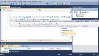 Visual Basic Tutorial 40 MessageBox Input
