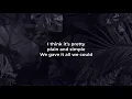 Dua Lipa - We're Good (LYRICS)