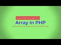 Array in PHP with Bhumika Zalavadia