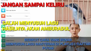 Download CARA MENYUSUN LAGU MASTERAN MATERI CENDET 2021, awas keliru caranya MP3