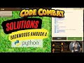 CodeCombat Python Backwoods Ambush A
