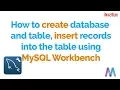 How to create database and table insert records into the table using MySQL Workbench Nepali