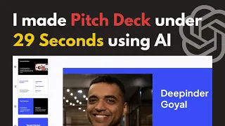 How to Make a Pitch Deck in Under 30 Seconds Using MagicSlides 🚀