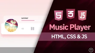 Build a Music Player Vanilla JavaScript