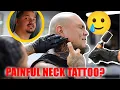 This MIGHT be the most painful neck tattoo
