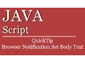 QuickTip - JavaScript Tutorial