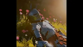 Knight Lying Between Flowers Meme Template Download Link In Comments
