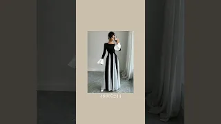 فساتين ابيض واسود من شي ان الحساب في اول كومنت للطلب اكسبلور ترند شي إن طلب طلبية فستان 