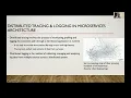 Building a Log Stack Trace Framework for Microservices Architecture a Simulation Study
