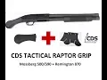 CDS Tactical Textured Grip Raptor Grip Shockwave Technologies Mossberg 500 590 Remington 870 Sand