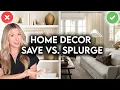 Download Lagu SAVE vs. SPLURGE: HOME DECOR GUIDE TO BUDGET-FRIENDLY DECORATING