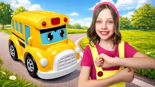 The Wheels on the Bus arabic أغنية عجلات الحافلة للأطفال | أليكس وناستيا - فيديوهات وأغاني أطفال
