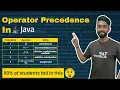 Operator Precedence In Java With Example Java Tutorial for beginners