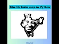 Draw India map using python Code