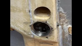 11 June 2025  Sealing bow ventilation and starting on aft