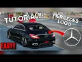 How To Make MERCEDES logo Tutorial in Car parking multiplayer