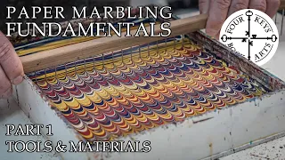 Paper Marbling Fundamentals Part 1 - Tools and Materials