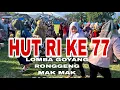 Download Lagu KEMERIAHAN HUT RI KE 77 PART 2 JORONG PASAR LAMA | LOMBA GOYANG RONGGENG