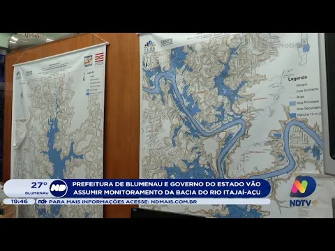 Sistemas de monitoramento de enchentes serão unificados no Vale do Itajaí