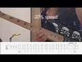 Request) How to play 'Invisible Guest Intro solo' -King Diamond