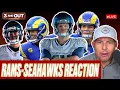 Lagu Reaction to Sam Darnold \u0026 Seahawks COMEBACK WIN vs. Matt Stafford \u0026 Rams on TNF | 3 \u0026 Out NFL Live