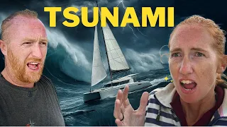 SURVIVING A TSUNAMI on our sailboat!! [RED SEAS]
