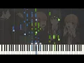 Oregairu Season 3 OP - "芽ぐみの雨 (Megumi no Ame)" -TV Size- | Piano Arrangement [Synthesia+Sheets]