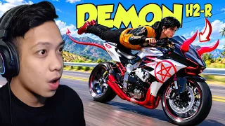 Stealing Ultra Rare DEMON H2-R as FAKE Grab Rider in GTA 5