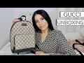 Gucci Unboxing GG Supreme Small Backpack