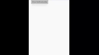 Android hiding and showing the Notification Bar with a toggle Button