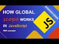 How global scope in JavaScript works