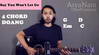 Download Chord Gampang (Say You Won't Let Go - James Arthur) by Arya Nara (Tutorial Gitar) Untuk Pemula MP3