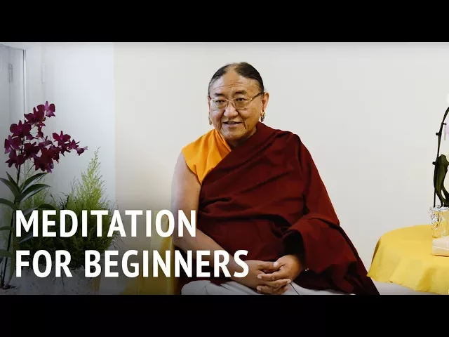Meditation for Beginners | HH Sakya Trizin