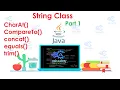 Java S04 String class in Java CharAt CompareTo concat trim equals Hindi By Priya Ranjan