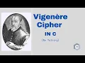 Vigenere Cipher in C - No talking