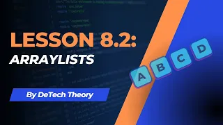 Introduction to Java programming - Lesson 8 2 ArrayLists