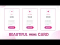 Create Responsive Pricing Cards With Html and CSS Cards UI Design